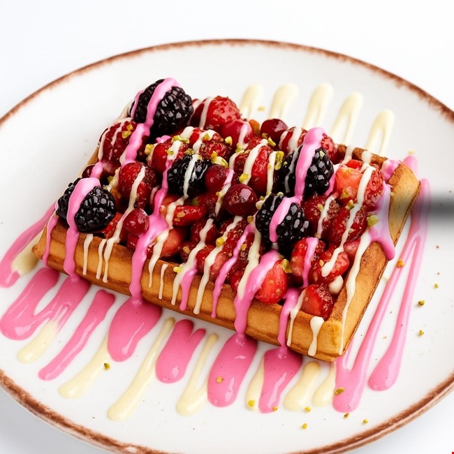 Berry Waffle